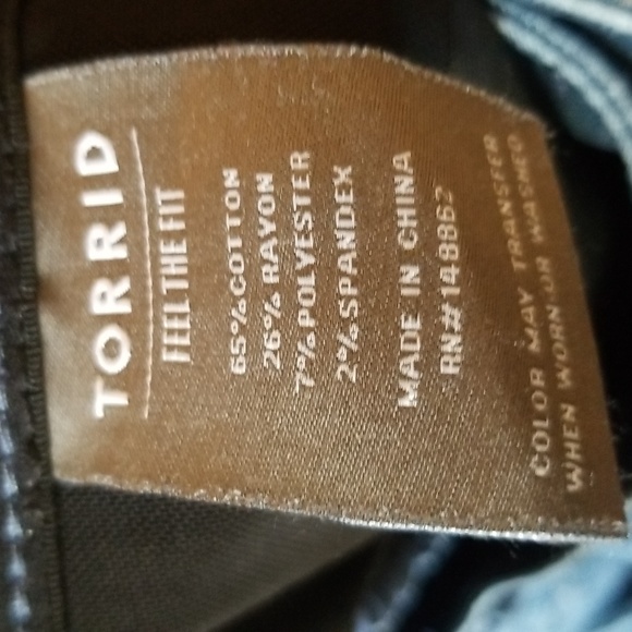 💥Torrid Bombshell Skinny Jeans 20R - Picture 7 of 8